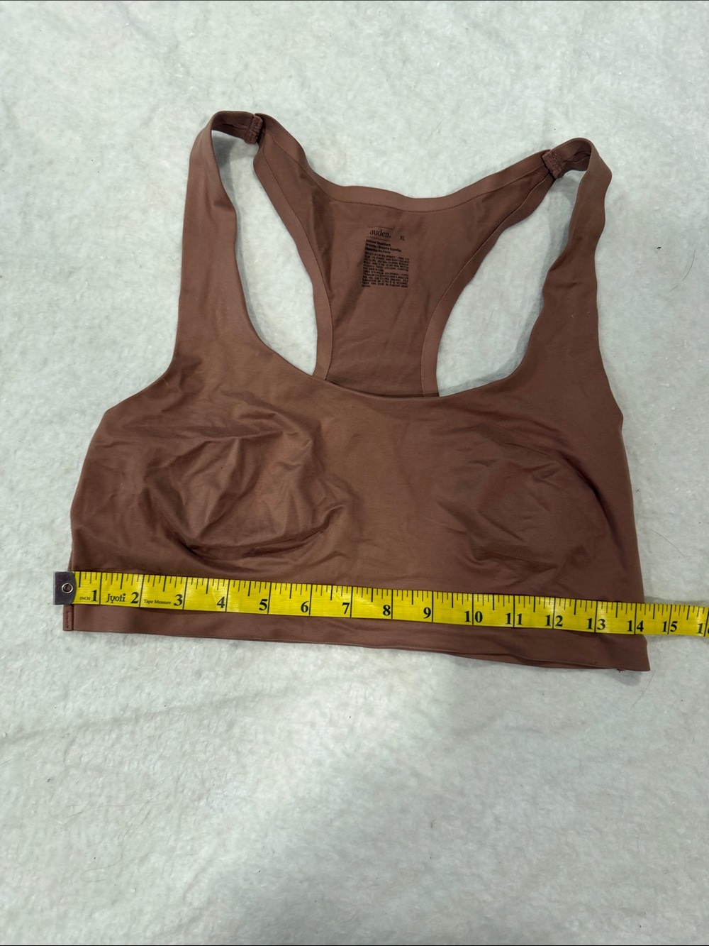 Auden Seamless Racerback Bralette in Brown - Picture 4 of 5